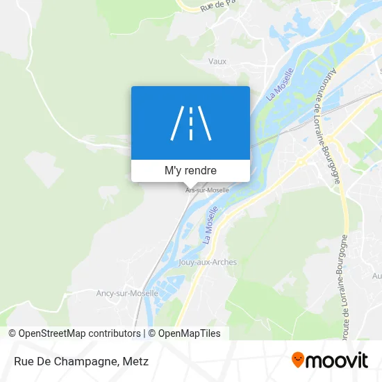 Rue De Champagne plan