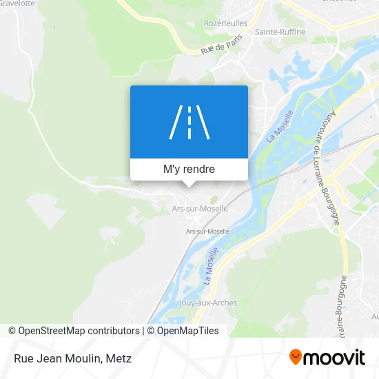 Rue Jean Moulin plan