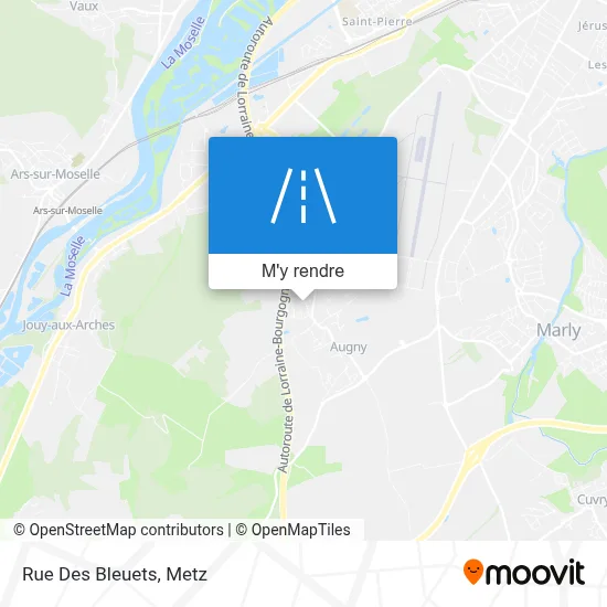 Rue Des Bleuets plan