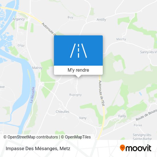 Impasse Des Mésanges plan