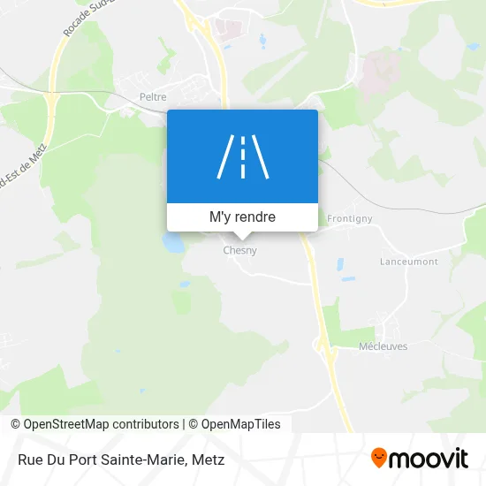 Rue Du Port Sainte-Marie plan