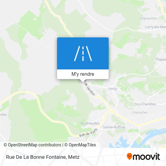 Rue De La Bonne Fontaine plan
