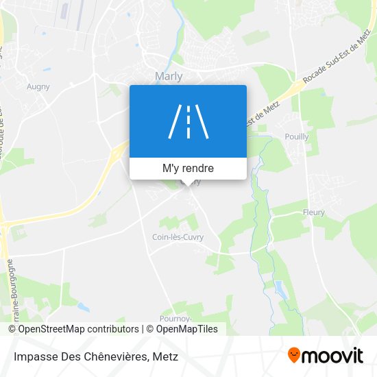 Impasse Des Chênevières plan