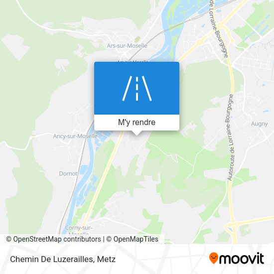 Chemin De Luzerailles plan