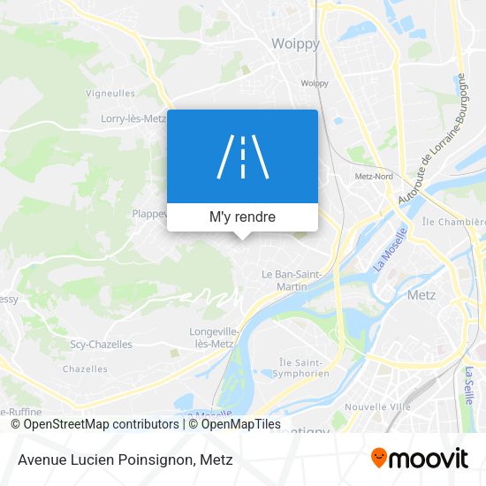 Avenue Lucien Poinsignon plan