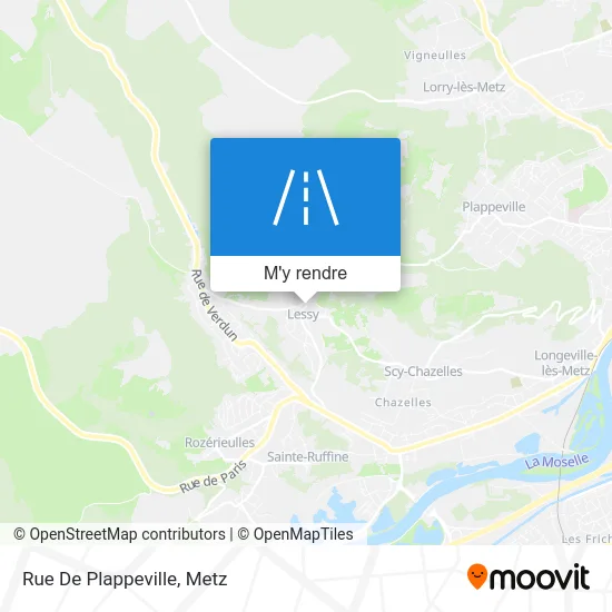 Rue De Plappeville plan