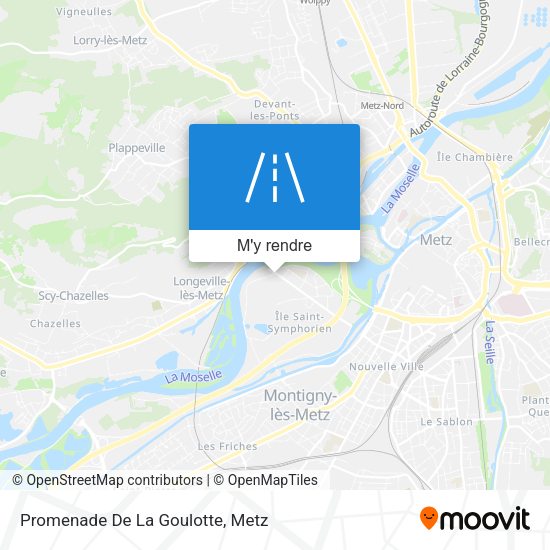 Promenade De La Goulotte plan
