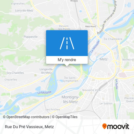 Rue Du Pré Vassieux plan