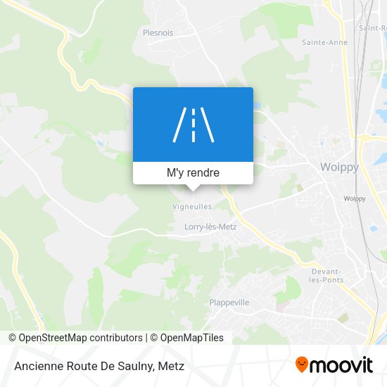 Ancienne Route De Saulny plan