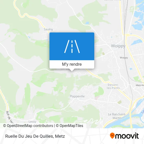 Ruelle Du Jeu De Quilles plan