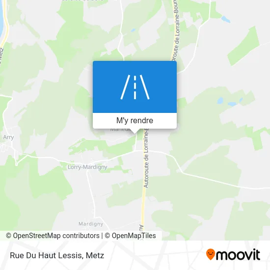 Rue Du Haut Lessis plan