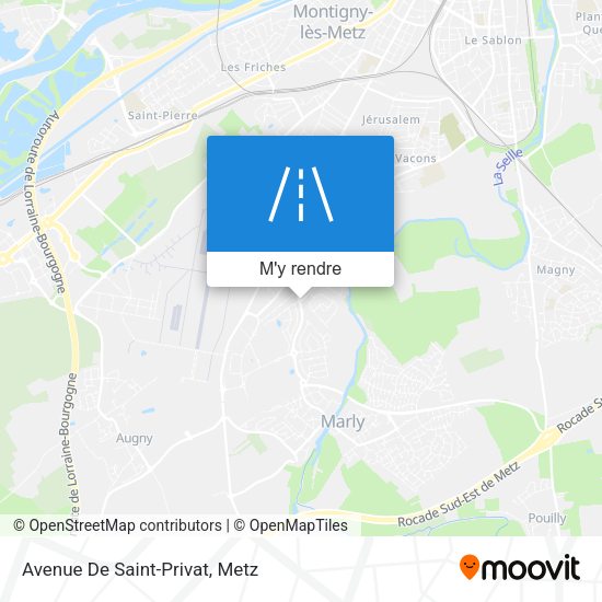 Avenue De Saint-Privat plan