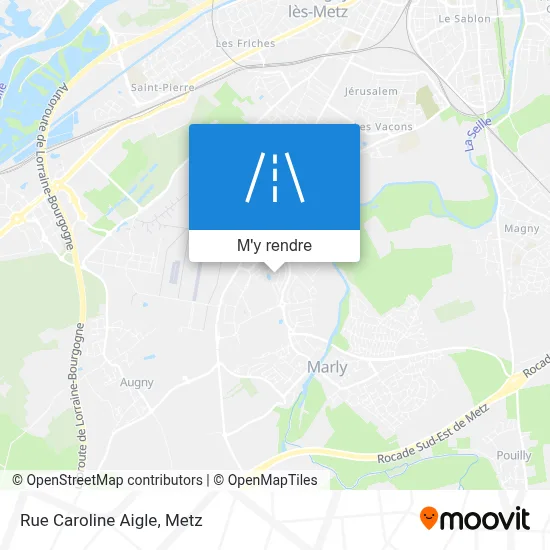 Rue Caroline Aigle plan