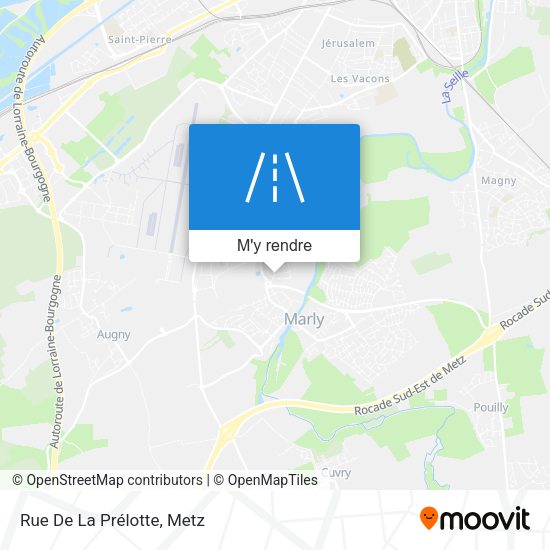 Rue De La Prélotte plan
