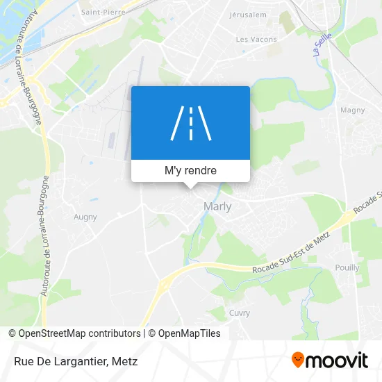 Rue De Largantier plan