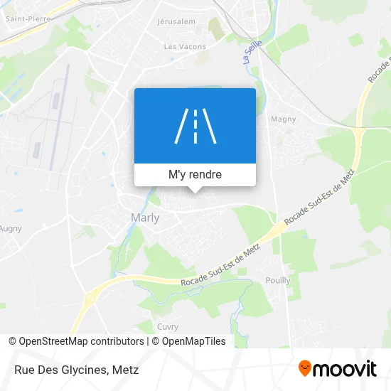 Rue Des Glycines plan