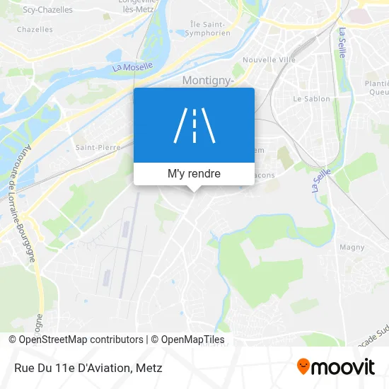 Rue Du 11e D'Aviation plan