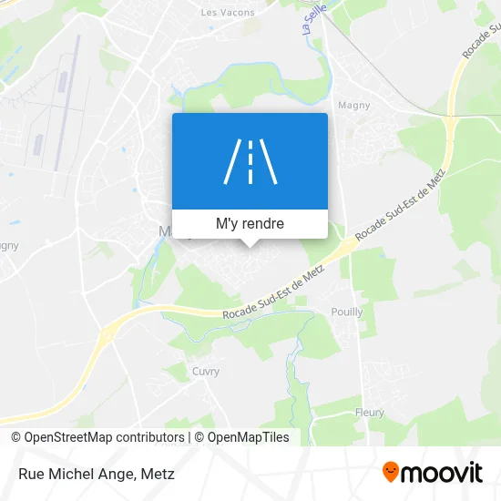 Rue Michel Ange plan