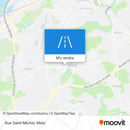 Rue Saint-Michel plan