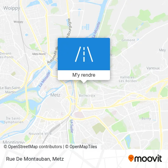 Rue De Montauban plan