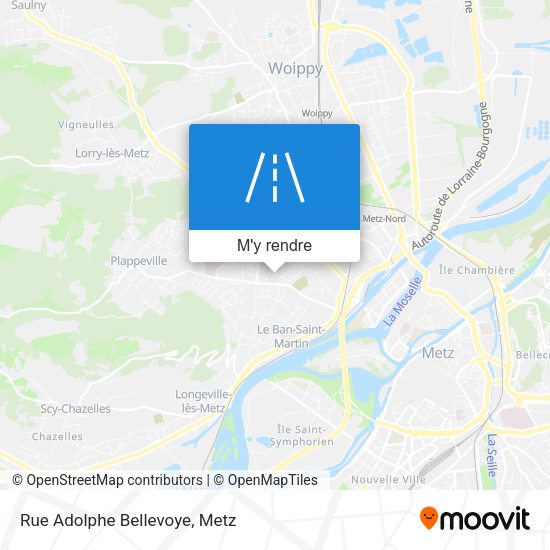Rue Adolphe Bellevoye plan