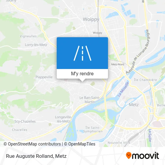 Rue Auguste Rolland plan