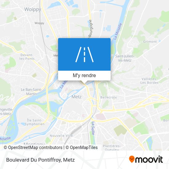 Boulevard Du Pontiffroy plan