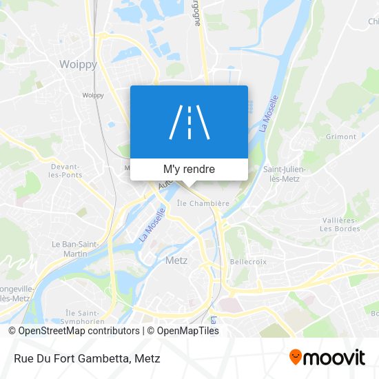 Rue Du Fort Gambetta plan