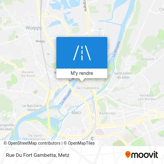 Rue Du Fort Gambetta plan