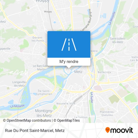 Rue Du Pont Saint-Marcel plan