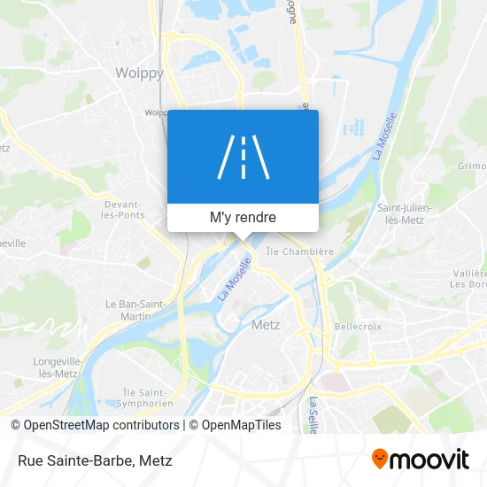 Rue Sainte-Barbe plan