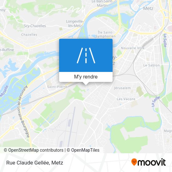 Rue Claude Gellée plan
