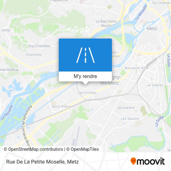 Rue De La Petite Moselle plan
