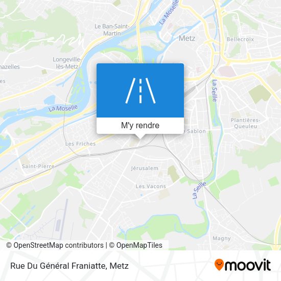 Rue Du Général Franiatte plan