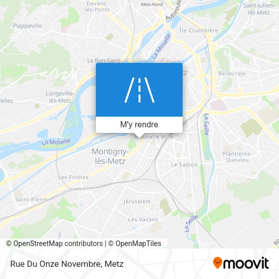 Rue Du Onze Novembre plan
