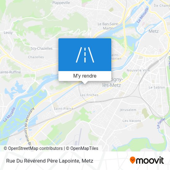 Rue Du Révérend Père Lapointe plan