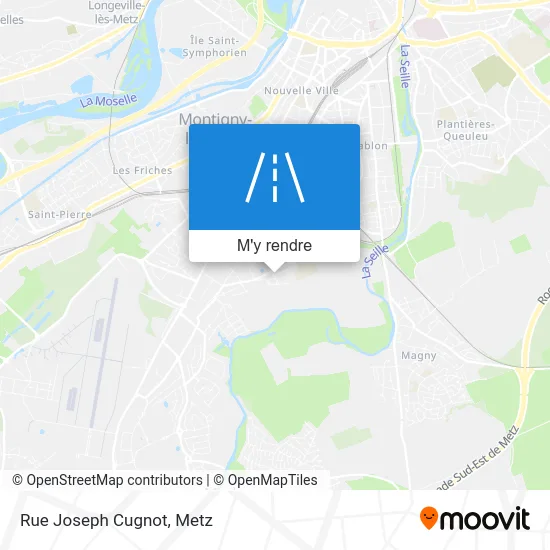 Rue Joseph Cugnot plan