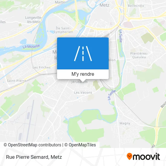 Rue Pierre Semard plan