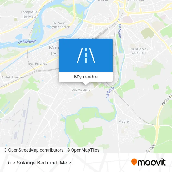 Rue Solange Bertrand plan