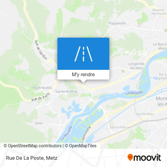 Rue De La Poste plan