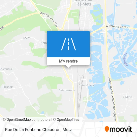Rue De La Fontaine Chaudron plan