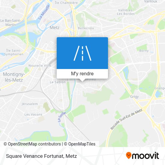 Square Venance Fortunat plan
