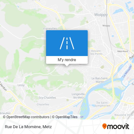 Rue De La Momène plan