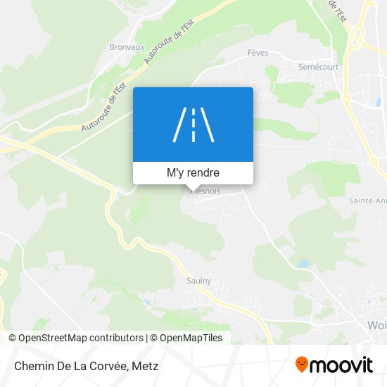 Chemin De La Corvée plan