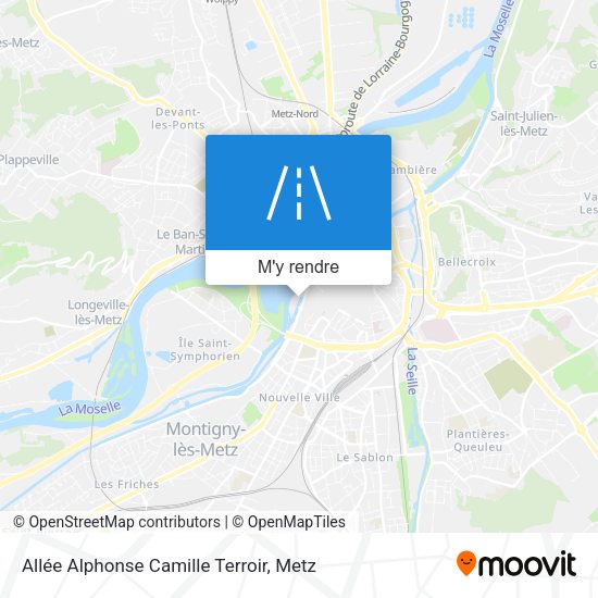 Allée Alphonse Camille Terroir plan