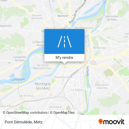 Pont Déroulède plan