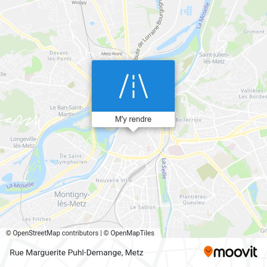 Rue Marguerite Puhl-Demange plan