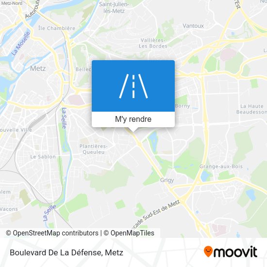Boulevard De La Défense plan