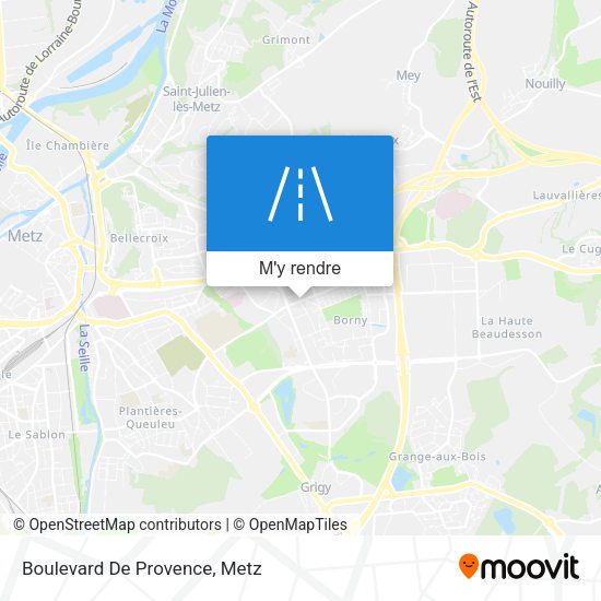 Boulevard De Provence plan