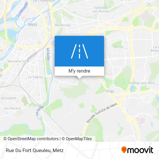 Rue Du Fort Queuleu plan